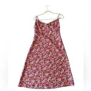 Vintage 90s/Y2K Express World Brand Paisley Sundress